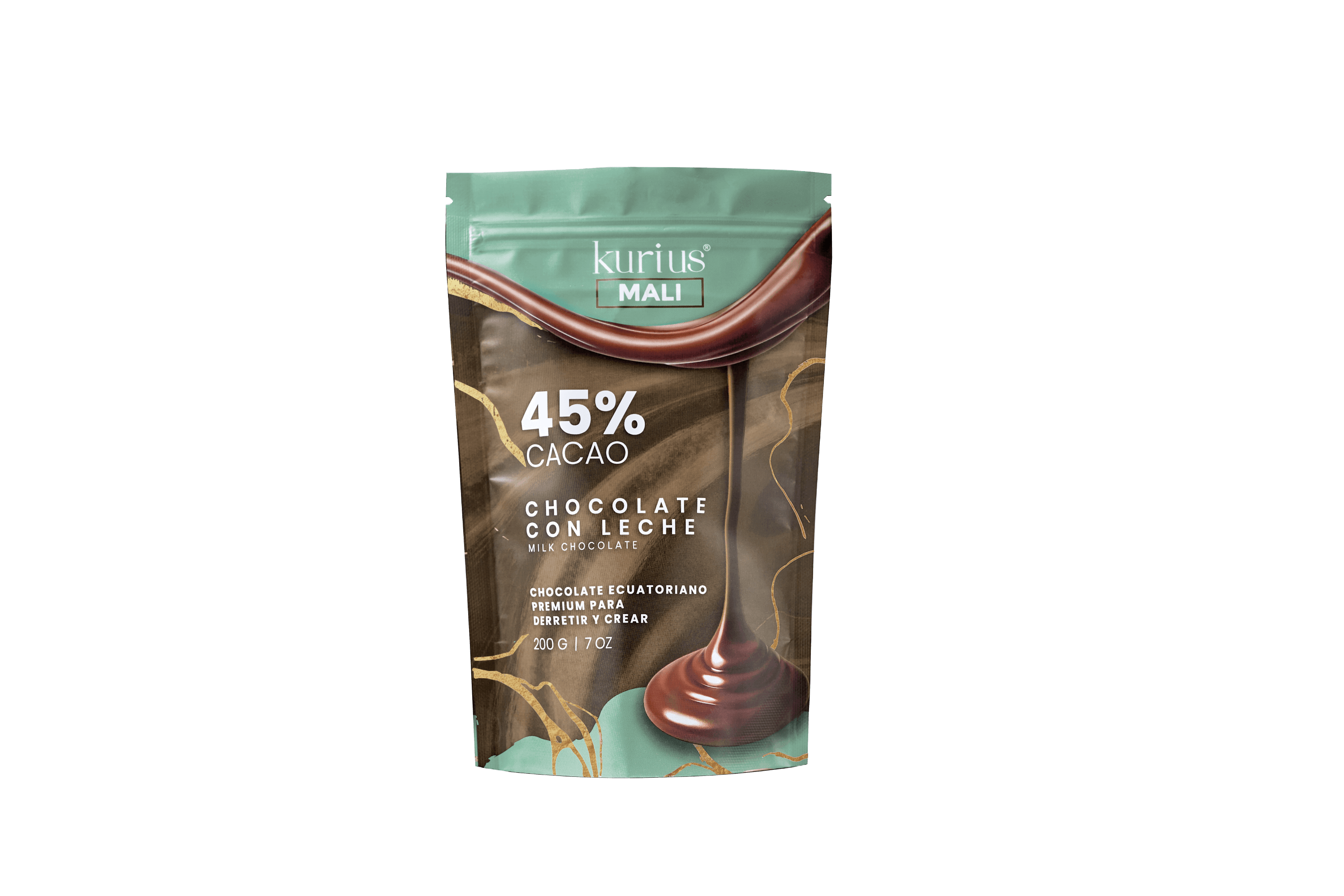 Kurius Mali 45% milk chocolate coins