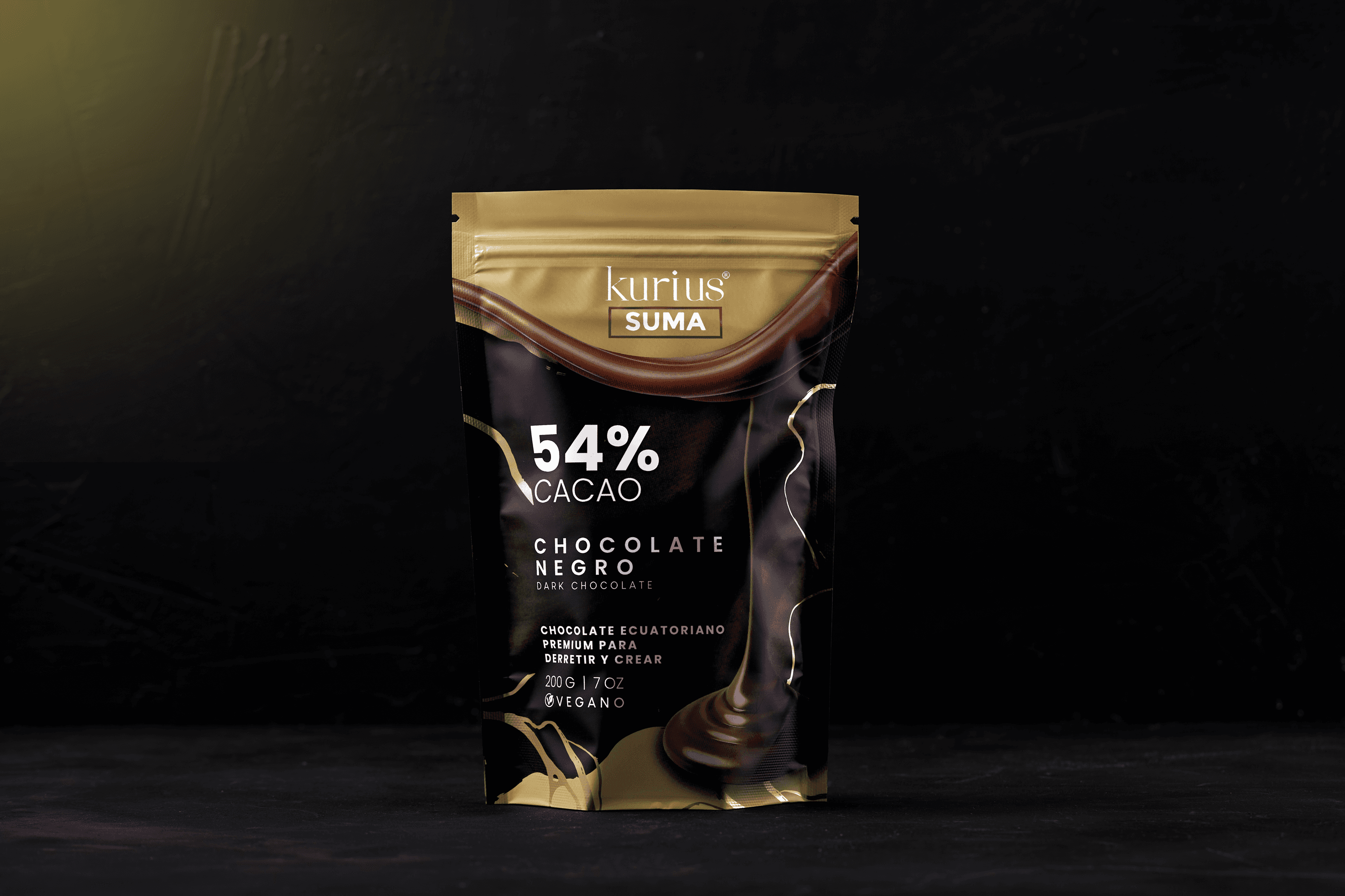 Monedas de chocolate Kurius Suma 54% cacao