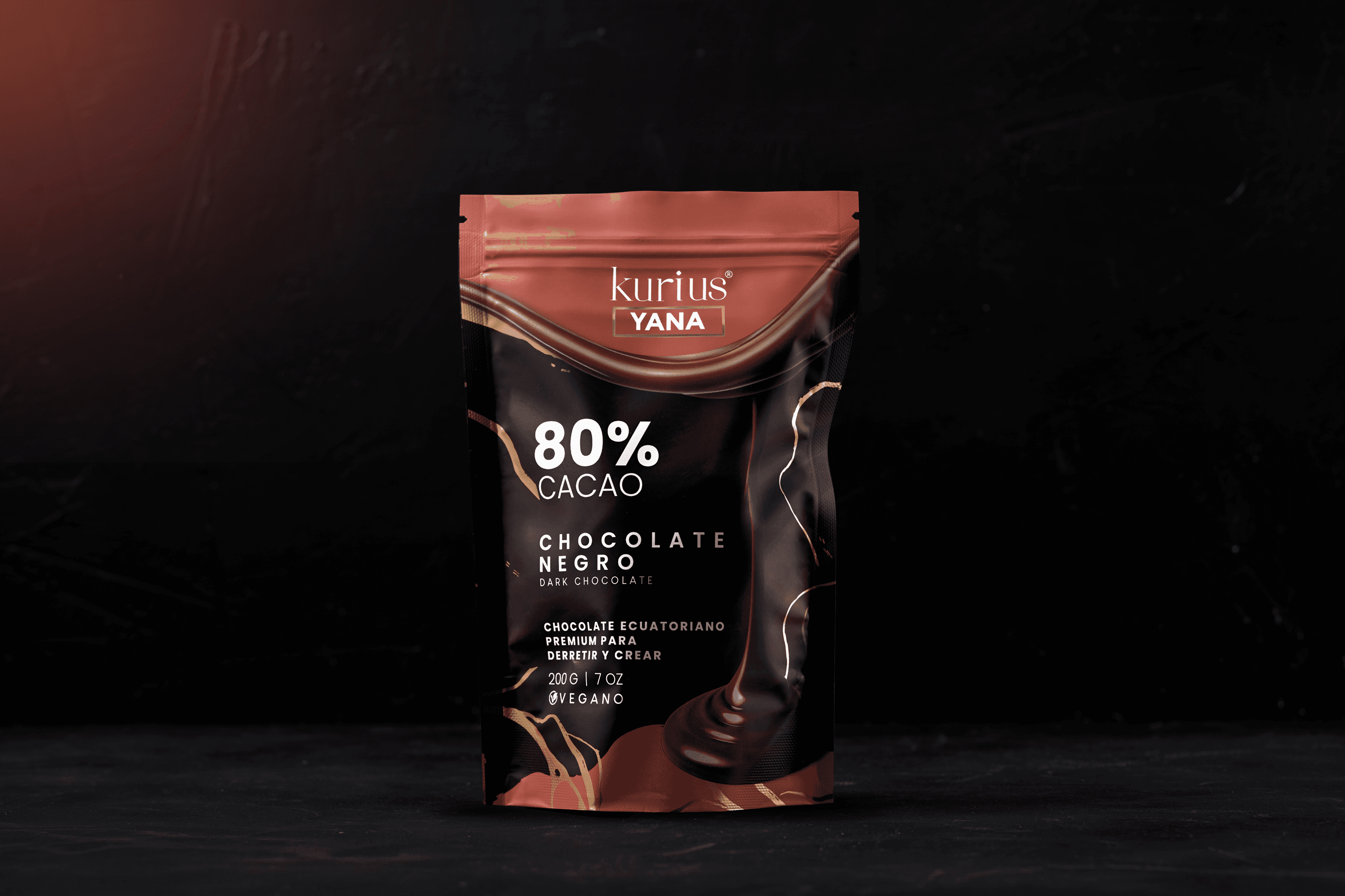 Monedas de chocolate Kurius Yana 80% cacao
